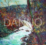 Tableau Chant d'automne par l'artiste Danno